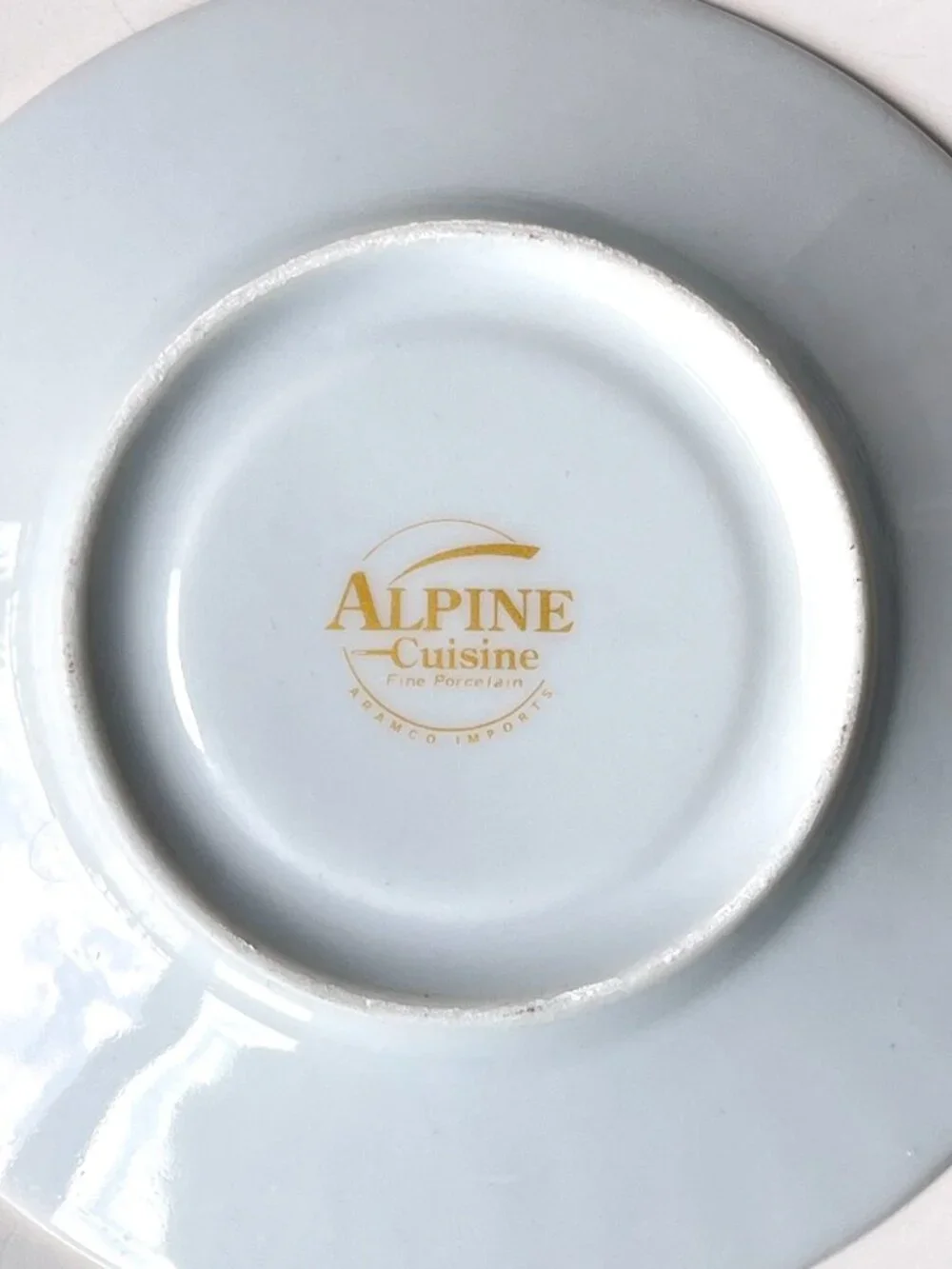 Alpine Cuisine Aramco Imports Porcelain Floral Demitasse Cup & Saucer Set of 10